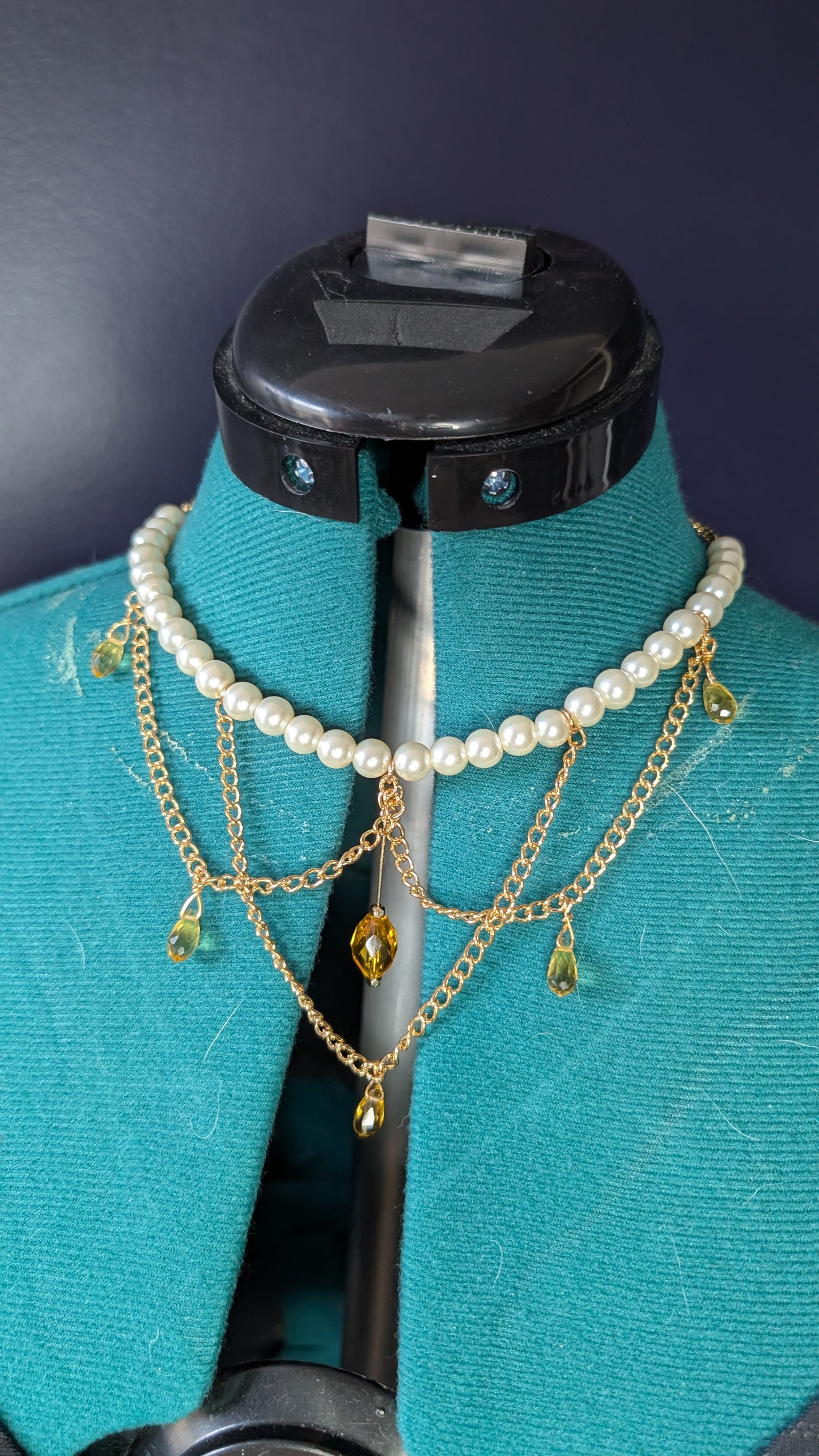 Pearl Choker - Gold