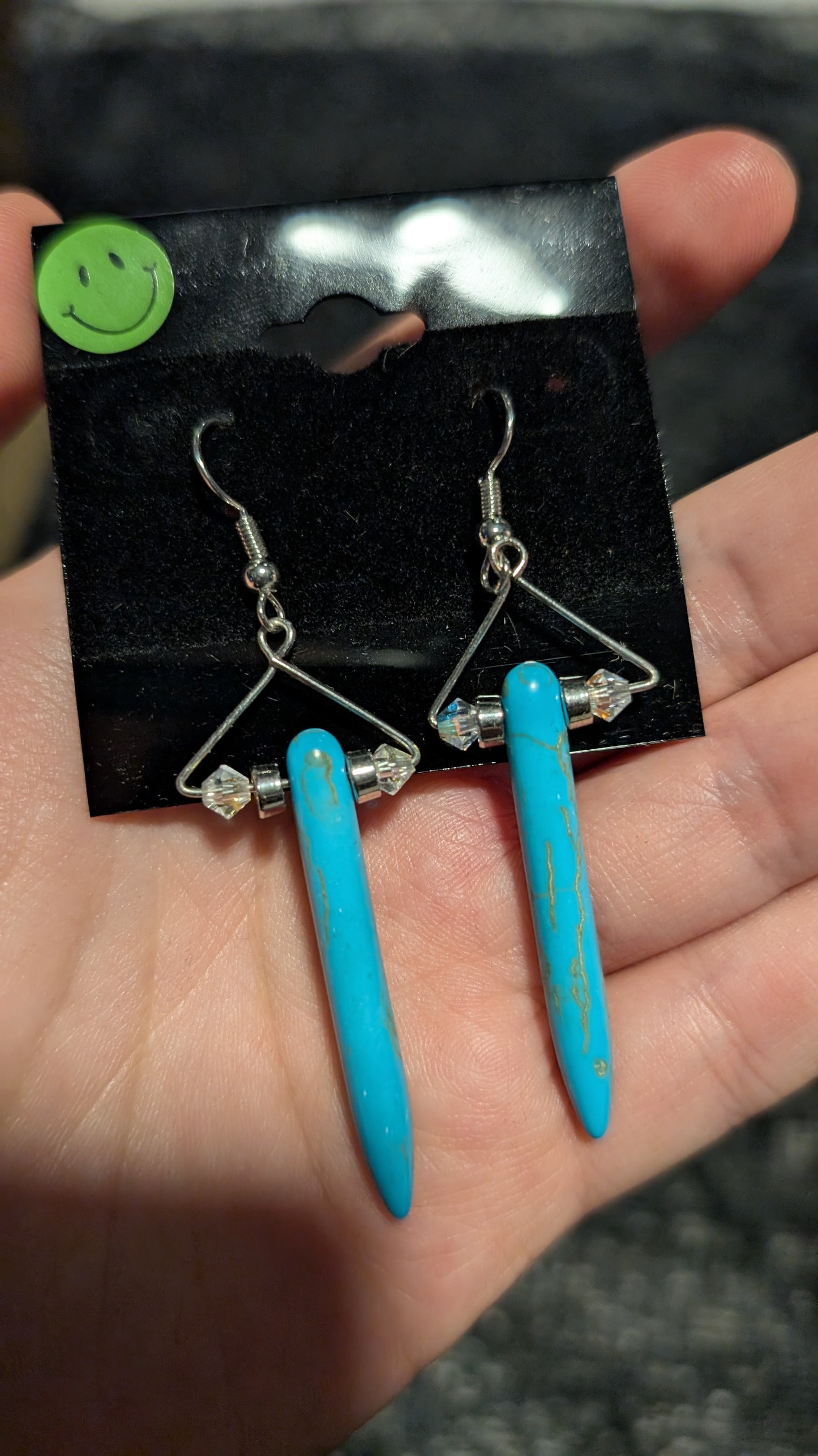 Turquoise Point Earrings