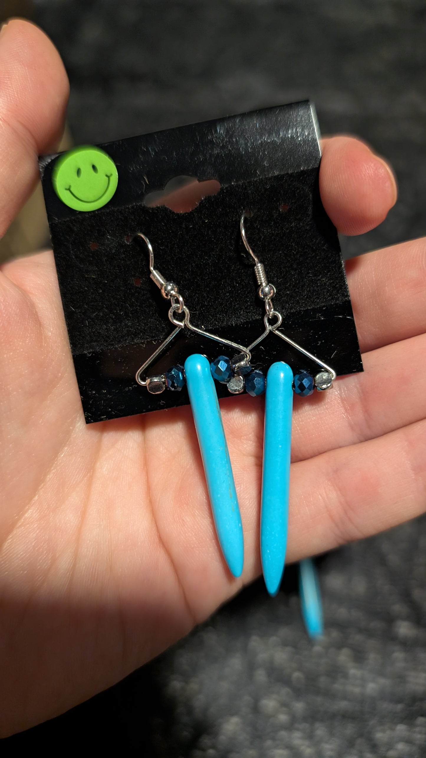 Turquoise Point Earrings