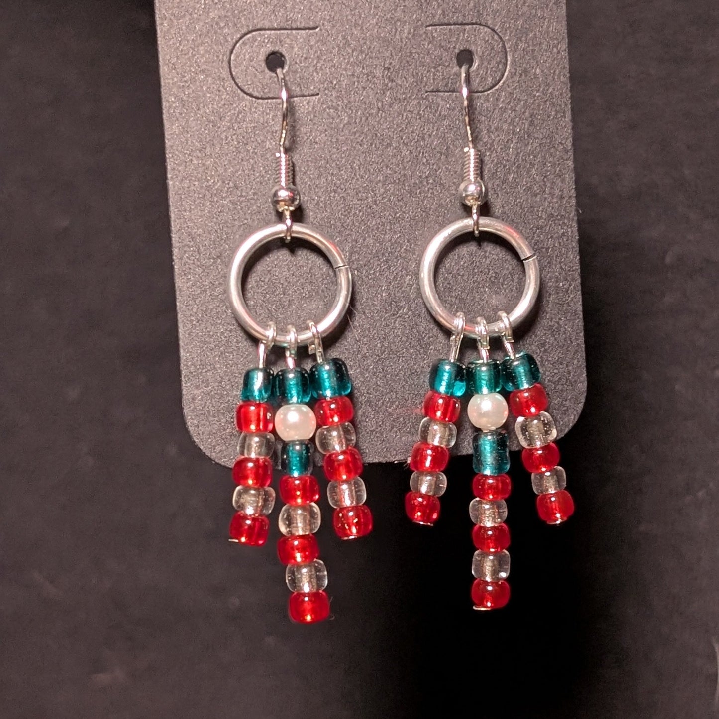 Subtle Puerto Rico Flag Earrings