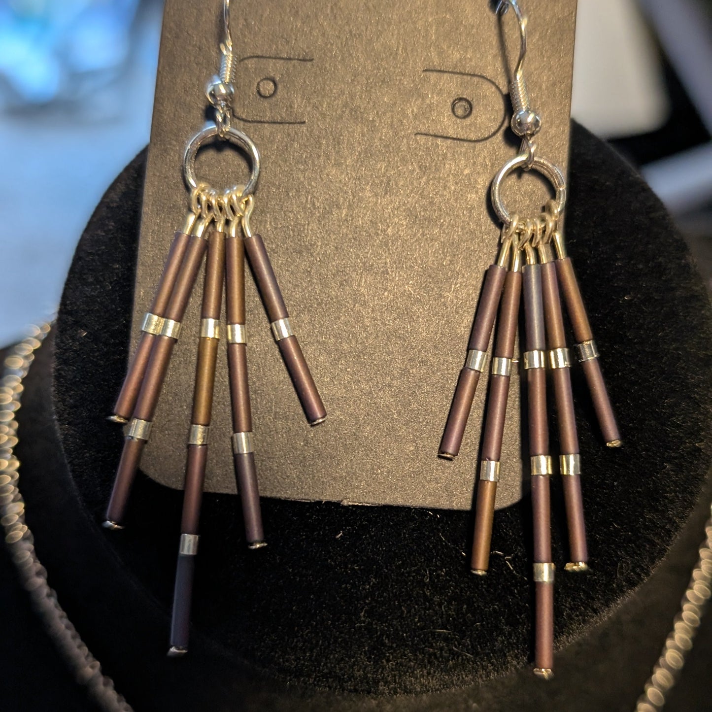Large Sugar Cane Earrings