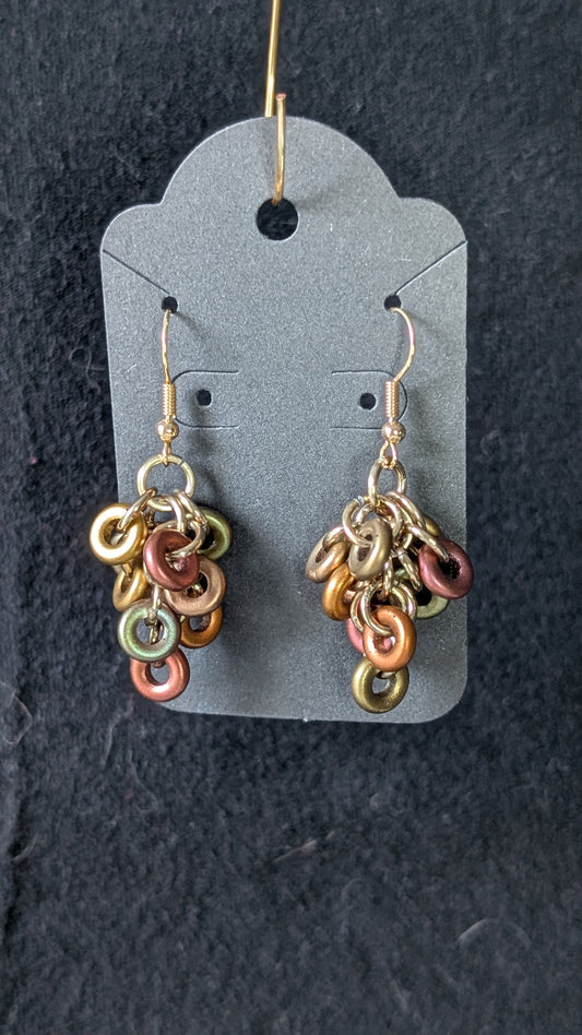 Colorful Cluster Earrings