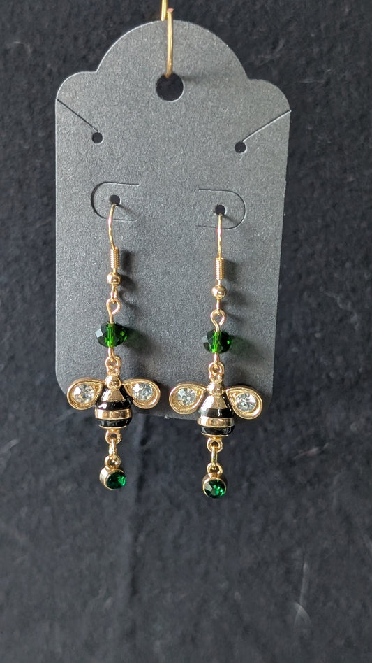 Honey Bee Earrings