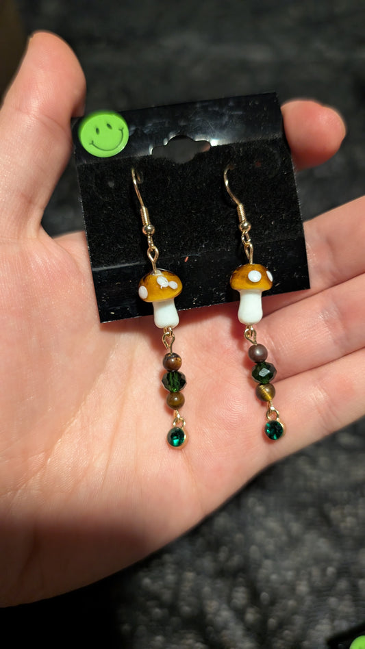 Mushroom Forest Earrings