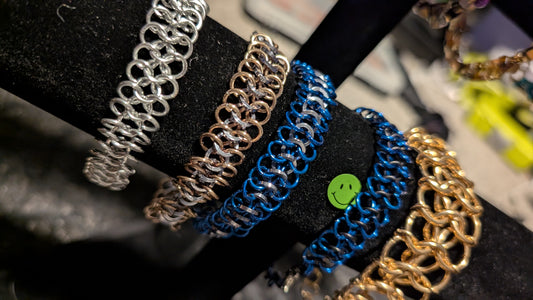 European 4-in-1 chainmail bracelet