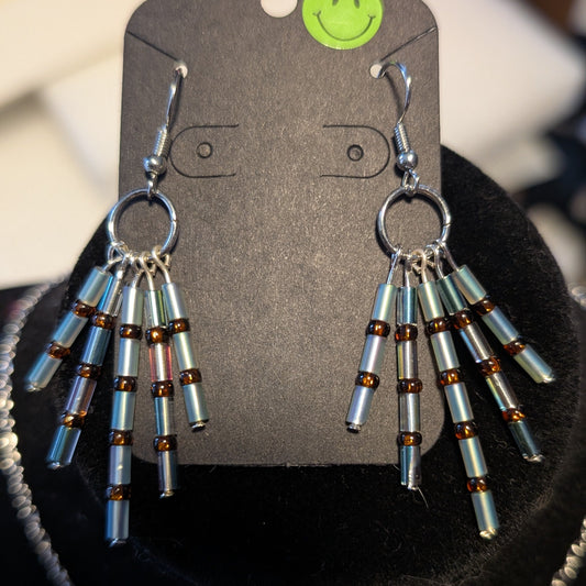 Large Sugar Cane Earrings