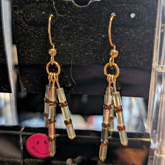 Small Sugar Cane Earrings