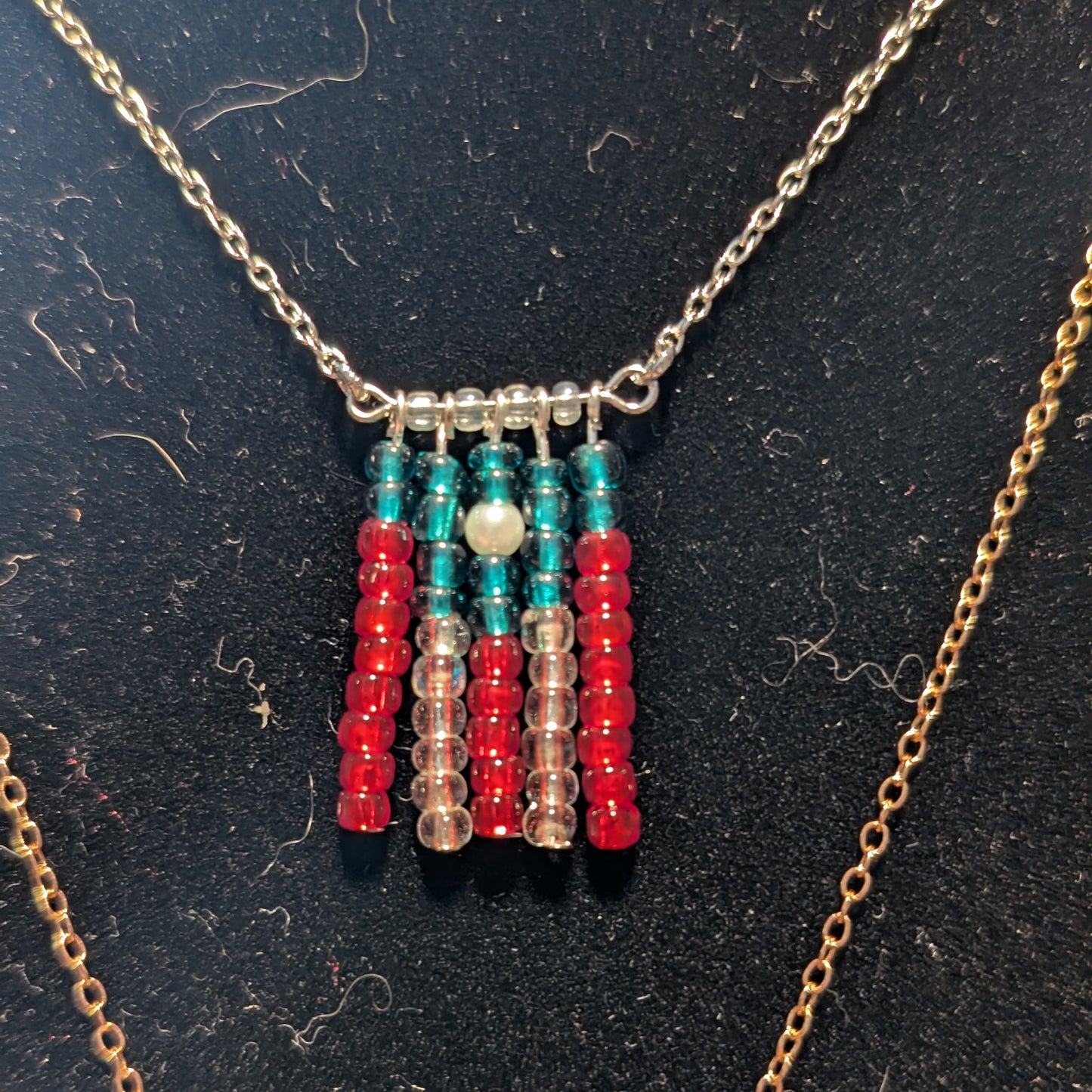 Puerto Rican Flag Necklace